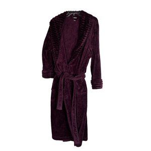 Sonoma Women's Size Medium Bath Robe With Tie Minor Pilling Faux Fur Preowned